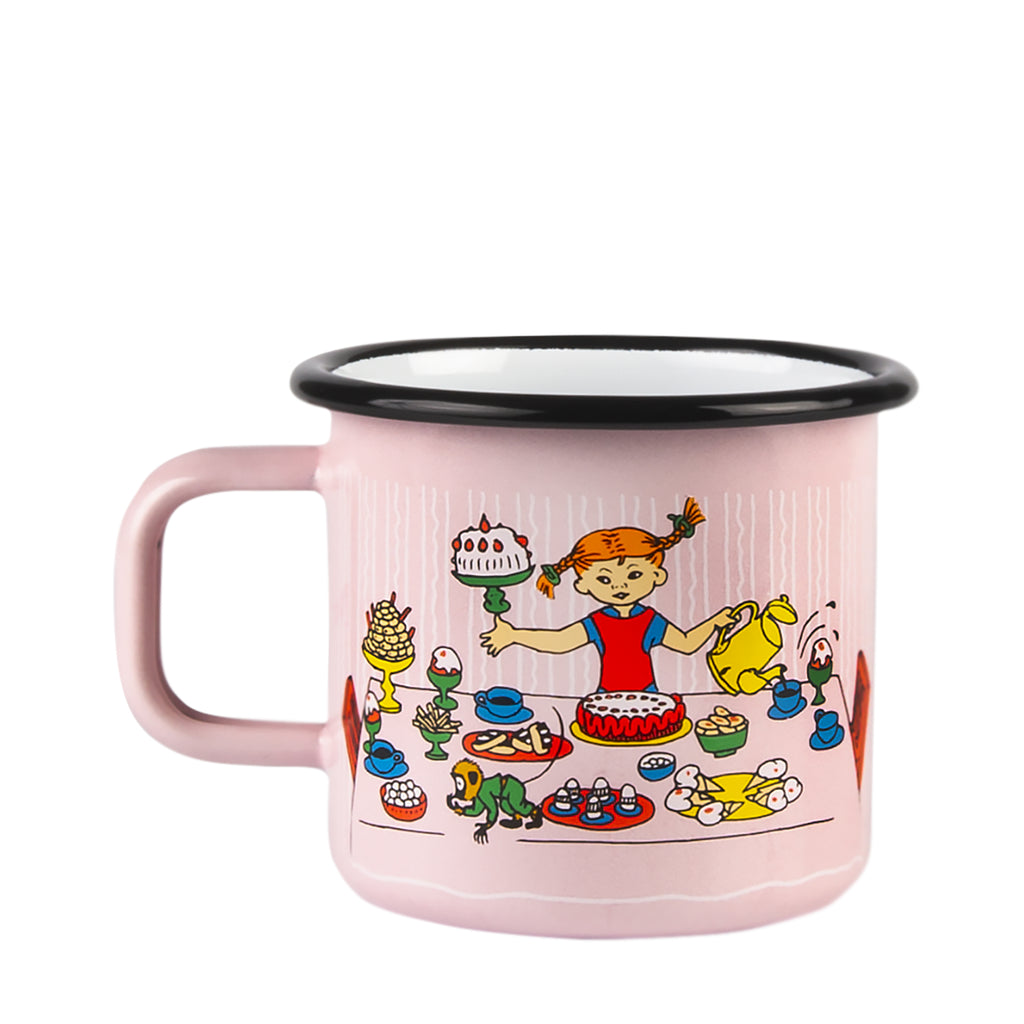 Enamel Mug 37 CL, Pippi's Birthday