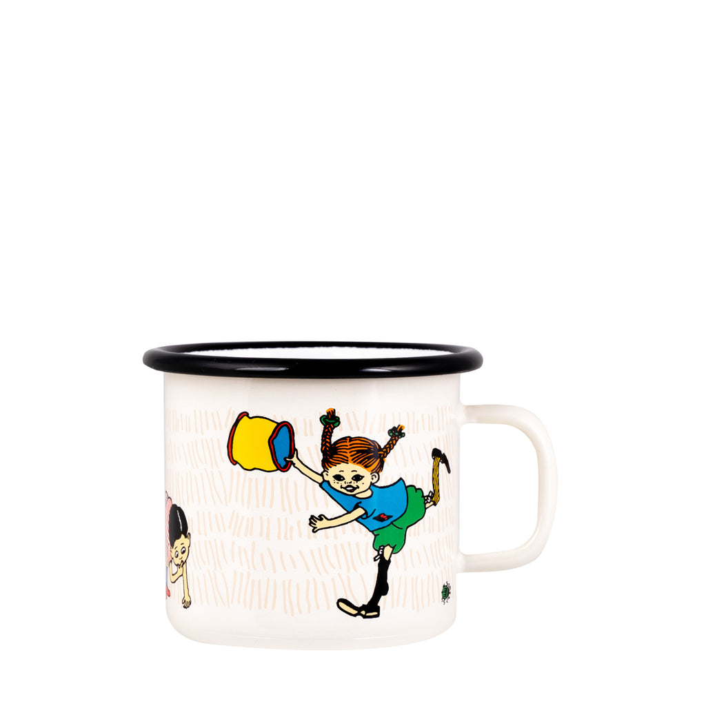 Enamel Mug 25 CL, Pippi, The Snirkle Hunt