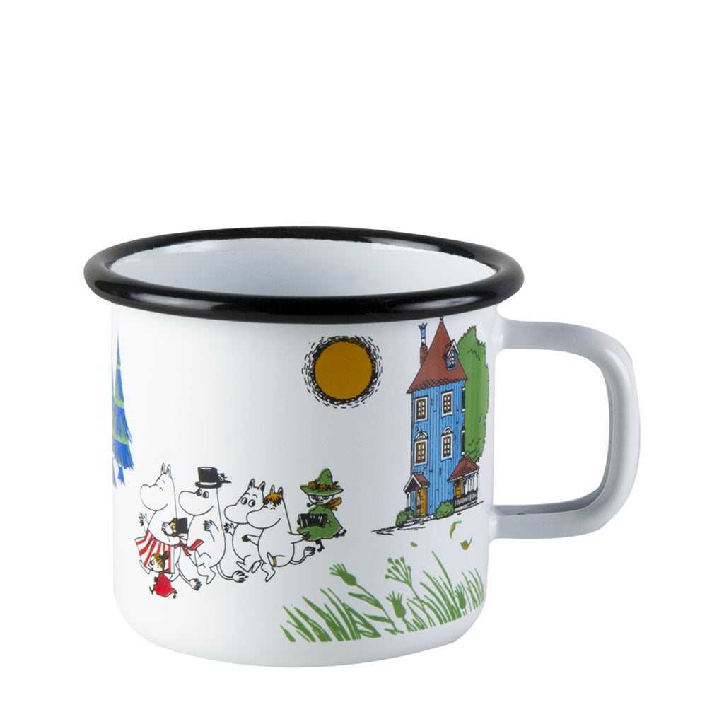 Enamel Mug 37 CL, Moominvalley