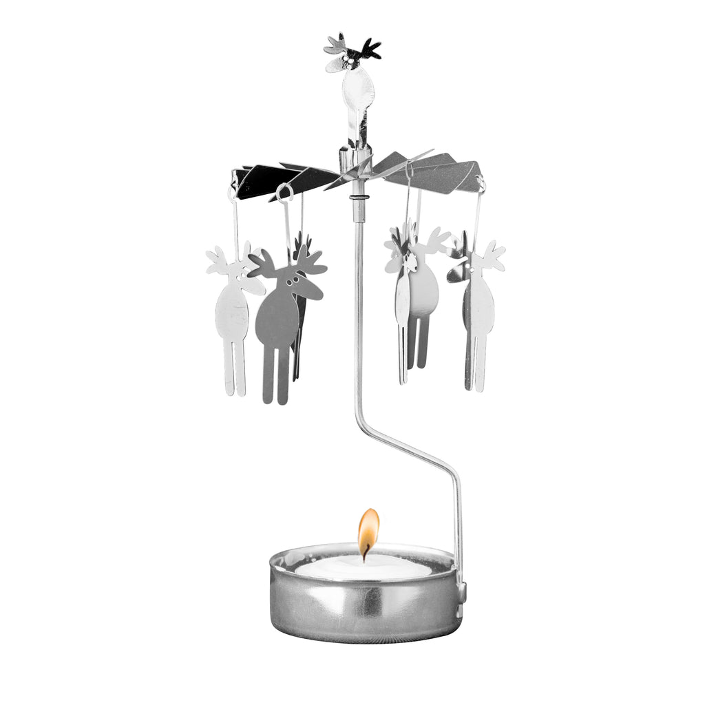 Rotary Candle Holder Moose